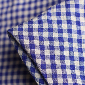 Abby Check Blueberry Washed