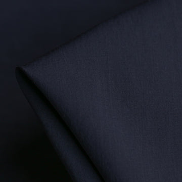 Sofia Navy Silk/Cotton Shirting