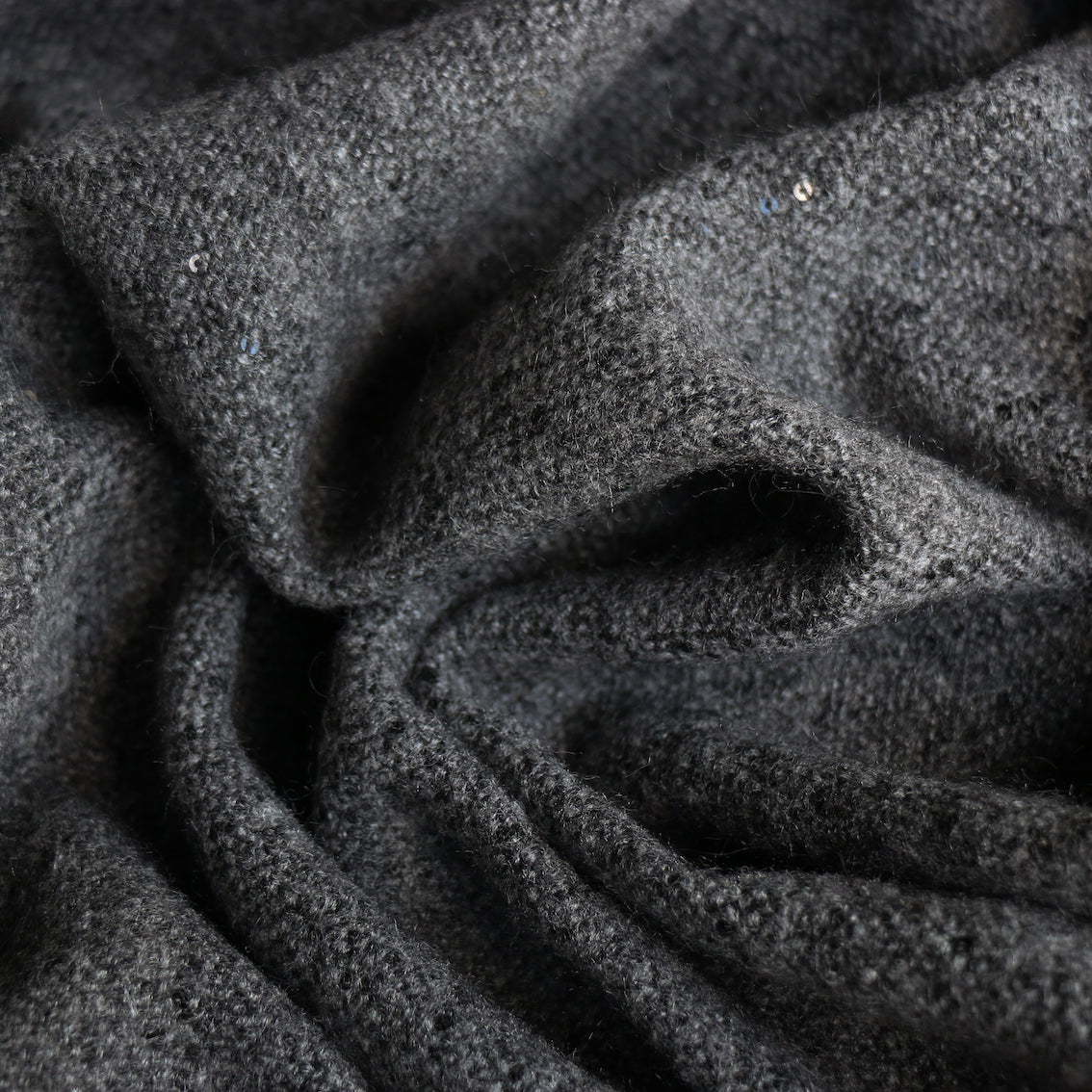 Freak Scene Kefiah Shemagh 100x100 Cm, Grigio Scuro E Nero, 100% Cotone, Sciarpa Arafat Palestinese