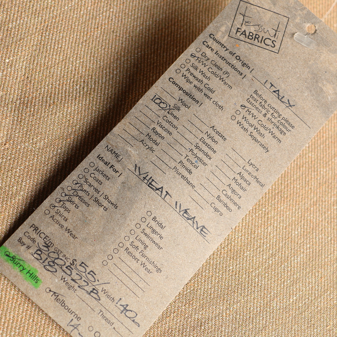 Remnant of Wheat Weave