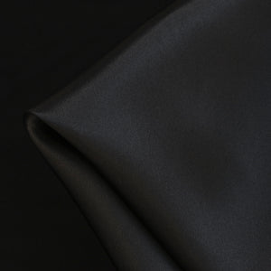 Black Silk Satin - 22mm