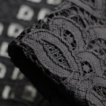 Leah's Lace Ebony - Panel Lace