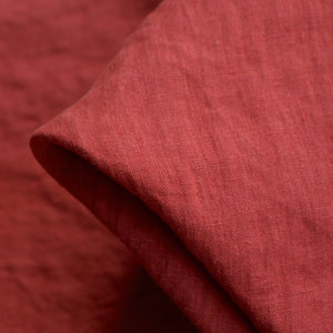 Linford Rust Washed Linen
