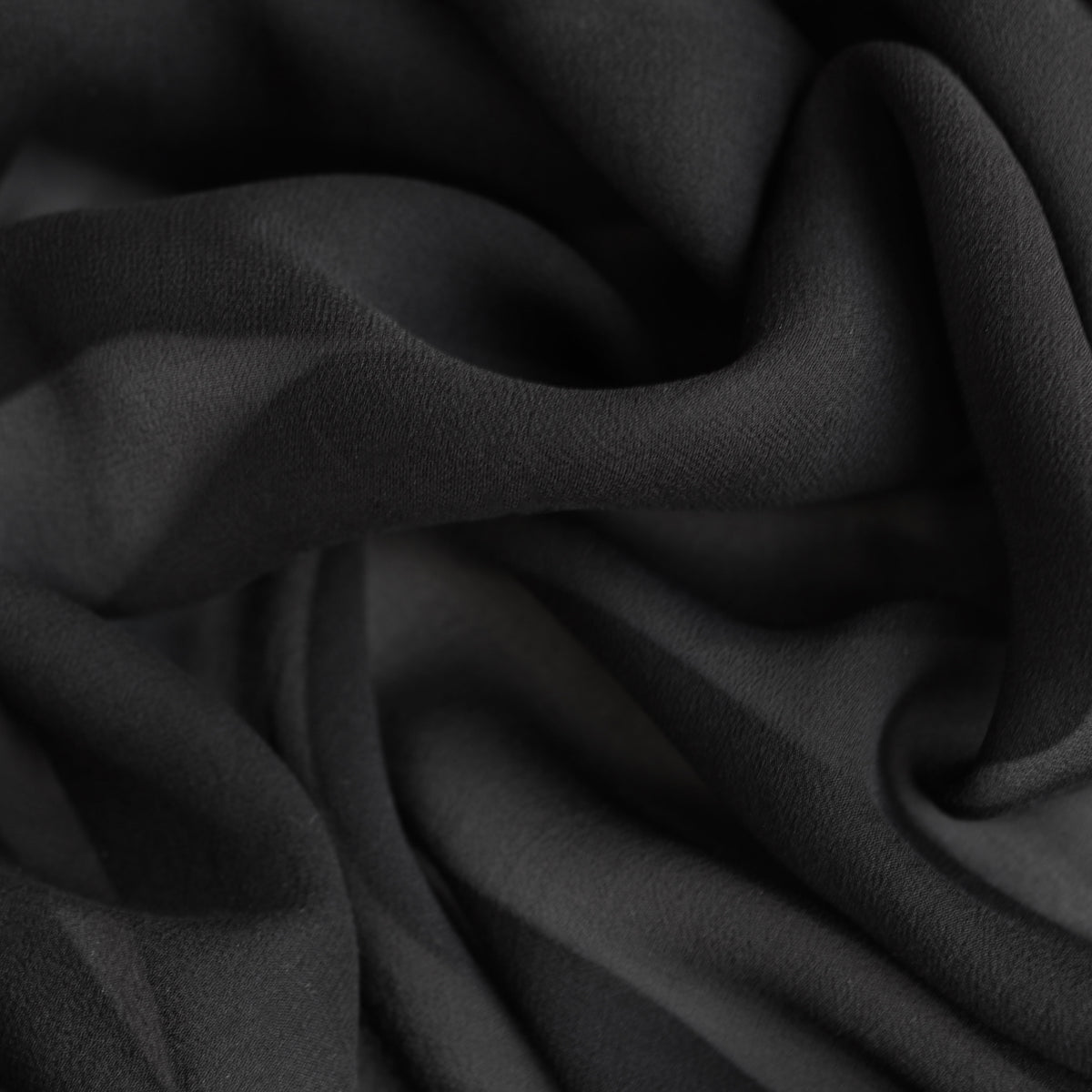 Black Silk Georgette