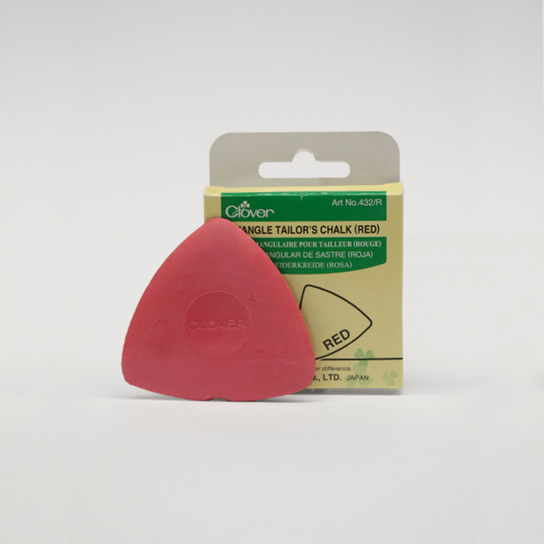 Clover Triangular Tailor's Chalk (Red)