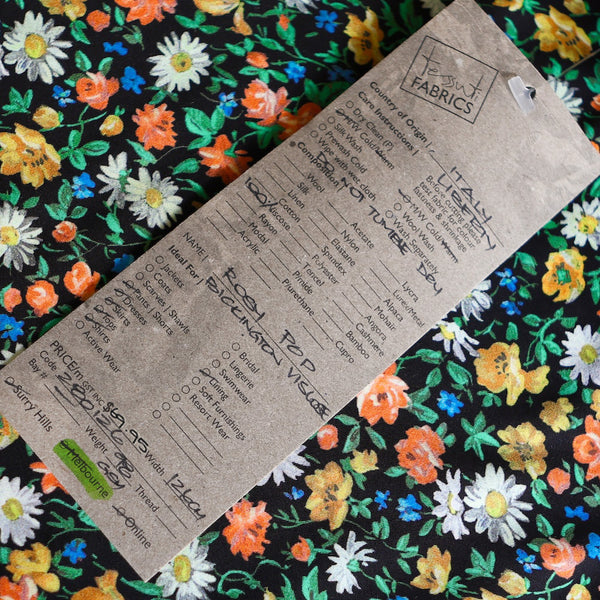 Rosy Pop - Bickington Viscose - Liberty Fabrics