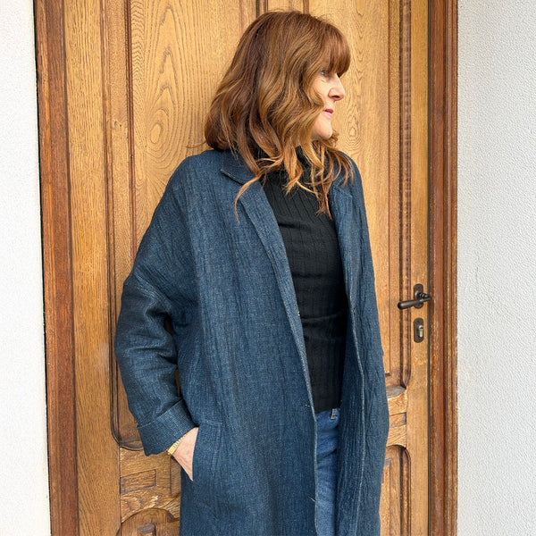 Dashing Indigo Linen