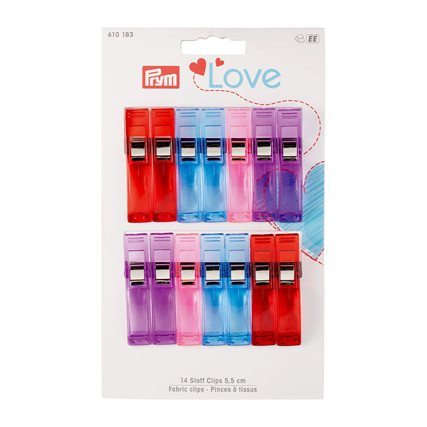 Large Fabric Clips - Prym Love