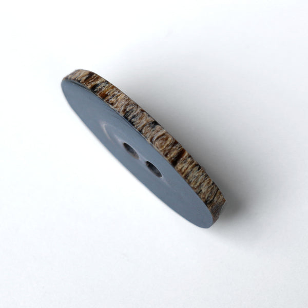 Horn Oval Button - 30mm