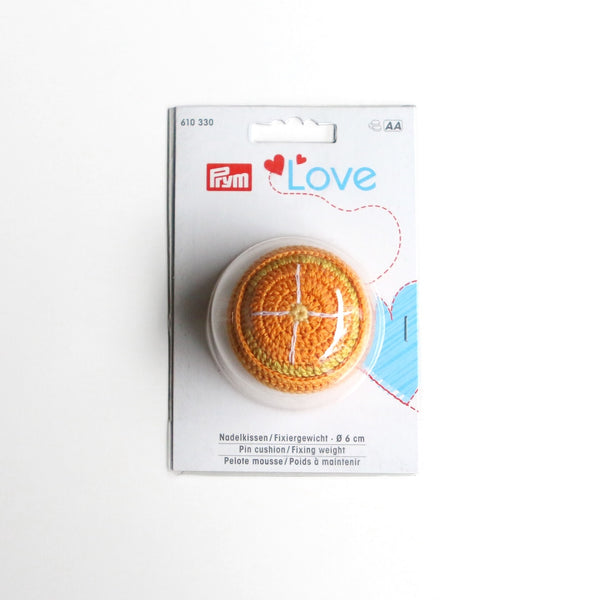 Prym Love - Pin Cushion/Fixing Weight - Kiwi Fruit, Watermelon or Orange