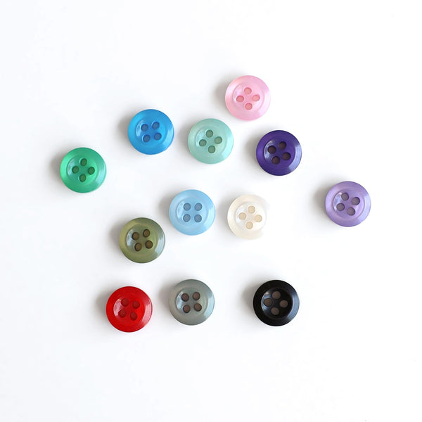 Pearlised Shirt Button - Assorted Colours - 12mm