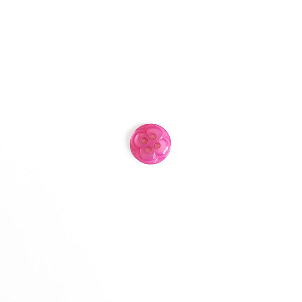 Pearlised Daisy Flower Buttons - Assorted Colours - 12mm
