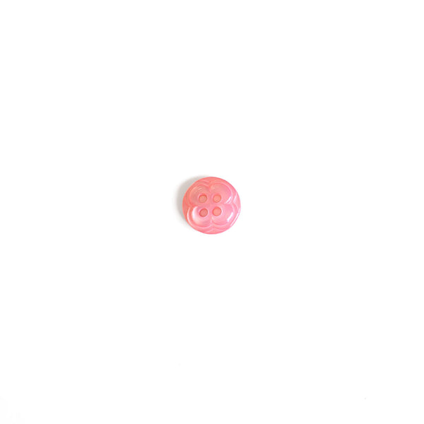 Pearlised Daisy Flower Buttons - Assorted Colours - 12mm