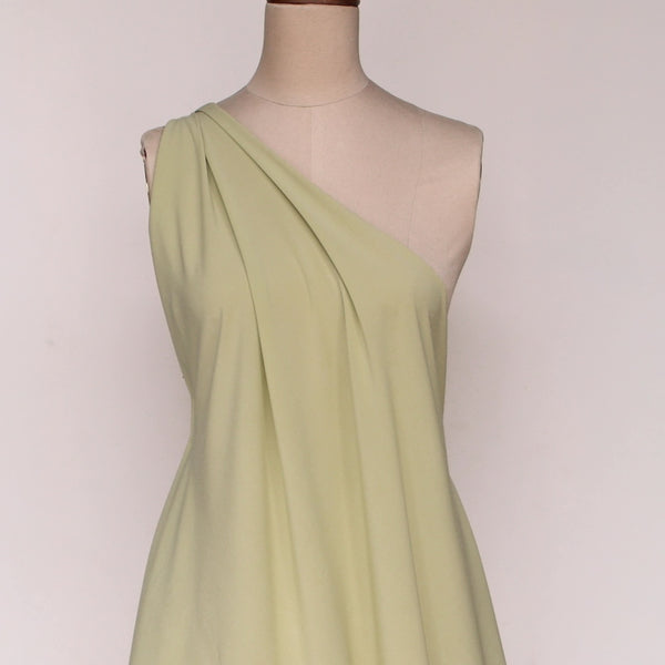 Sage Stretch Silk Georgette