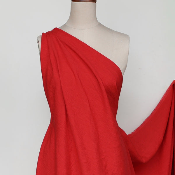 Linford Tomato Washed Linen