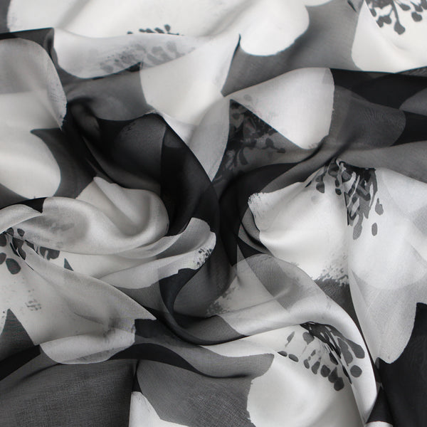 Moonflower Silk Chiffon