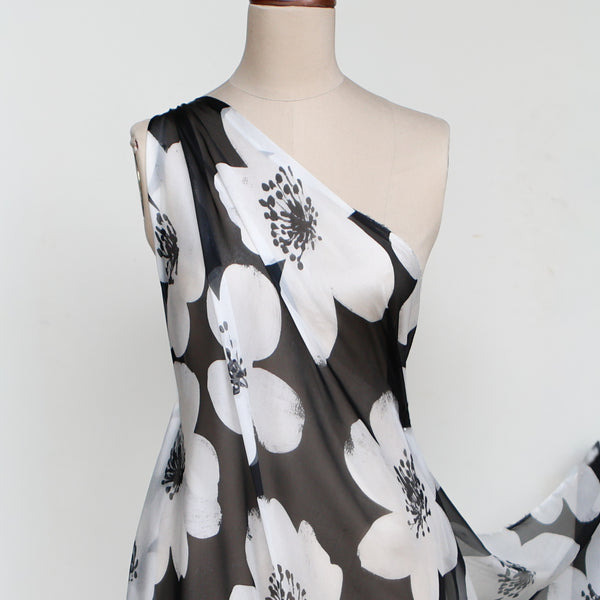 Moonflower Silk Chiffon