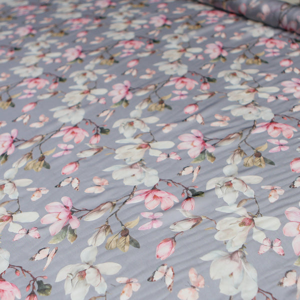 Misty Fleur Silk Chiffon