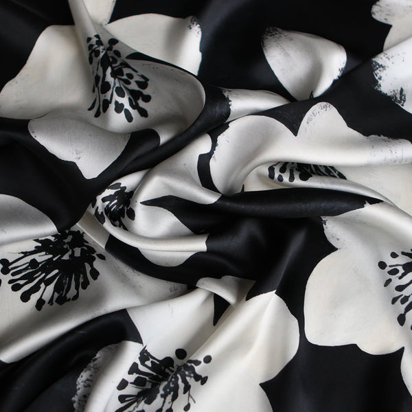 Moonflower Silk Satin