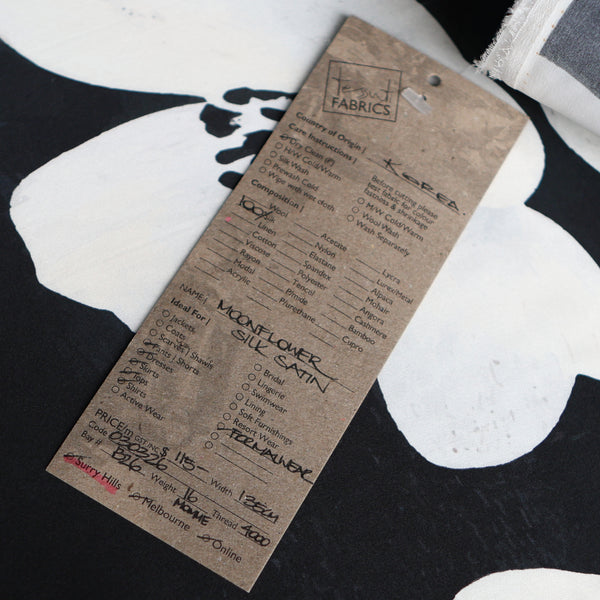 Moonflower Silk Satin