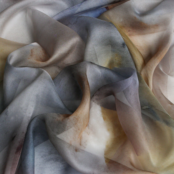 Aurora's Haze Silk Chiffon
