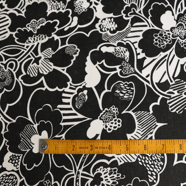 Prospect Flower Black Liberty Sycamore Linen