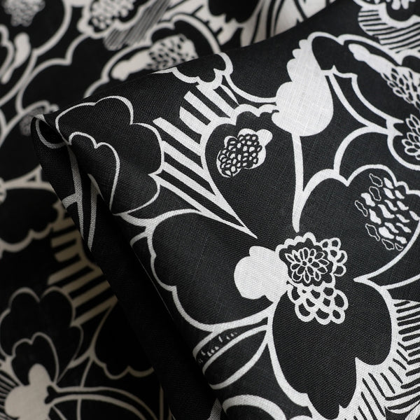 Prospect Flower Black Liberty Sycamore Linen