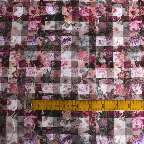 Archive Gingham Pink Sycamore Liberty Linen
