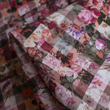 Archive Gingham Pink Sycamore Liberty Linen
