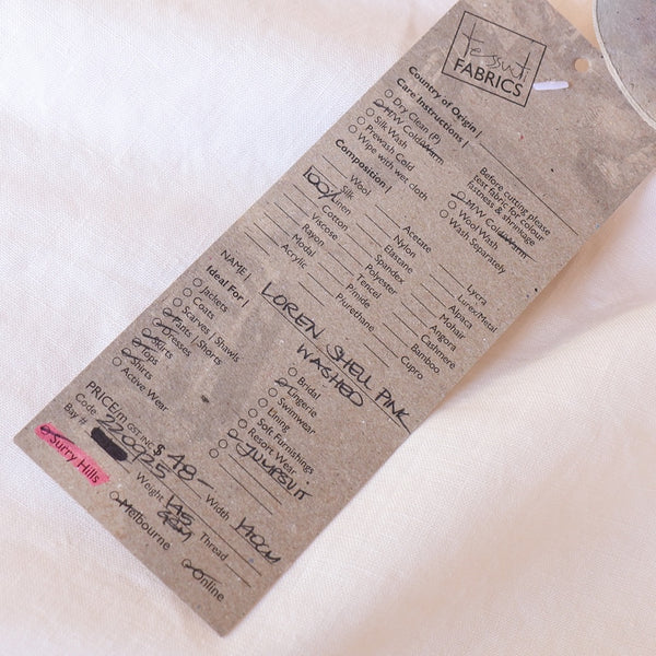 Loren Shell Pink Linen