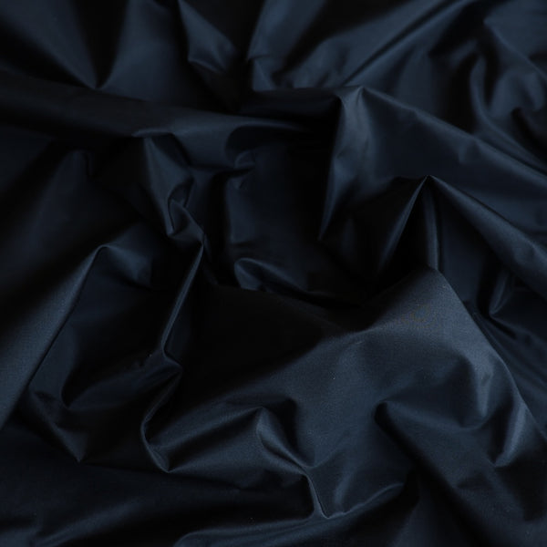 Midnight Navy Taffeta Silk