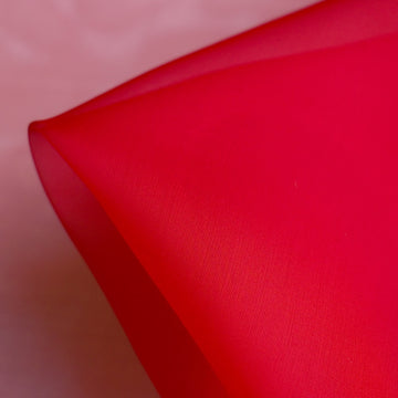 Prima Organza Rosso - Silk Organza