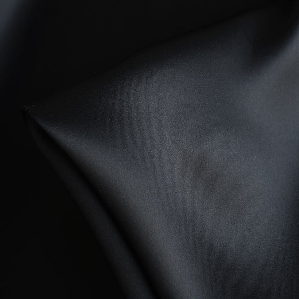 Nero Seta Di Sera - Double Sided Satin Silk