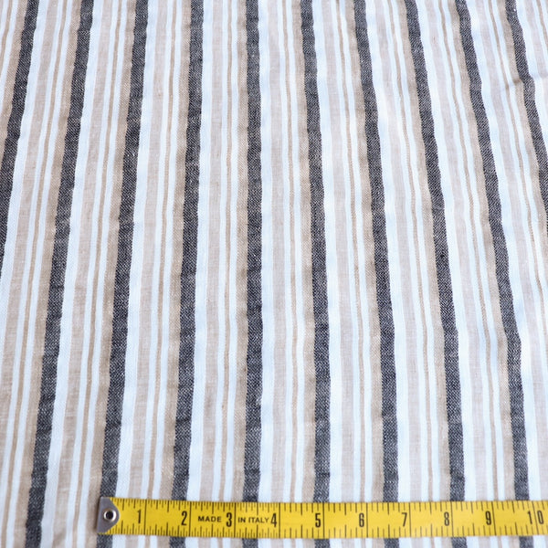 Baia String/Black Linen
