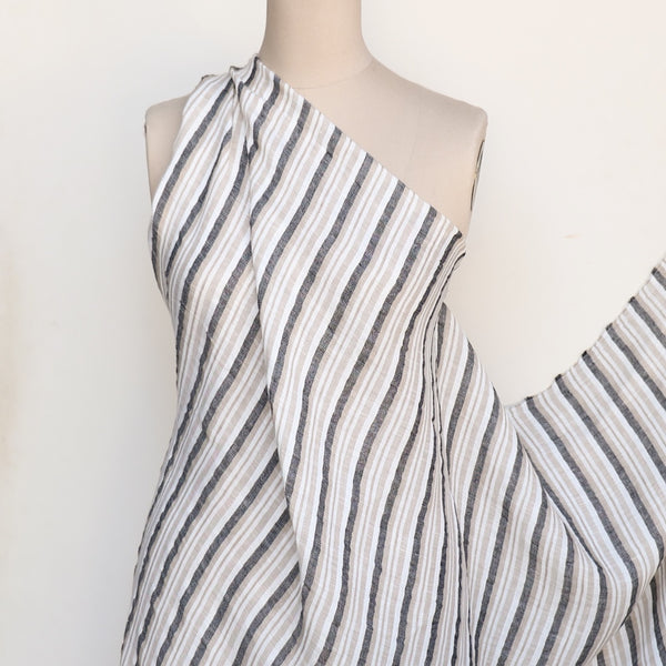 Baia String/Black Linen