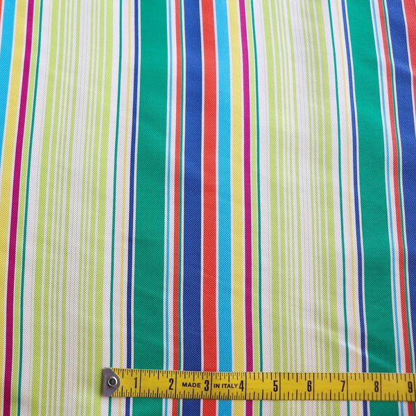 Carnivale Stripe Twill Silk