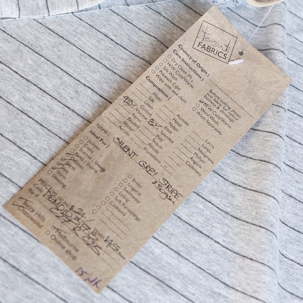Silent Grey Stripe Jersey