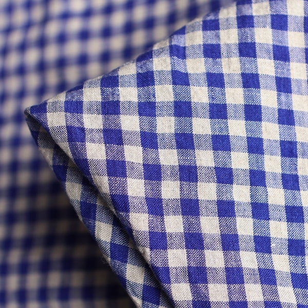 Abby Check Blueberry Washed