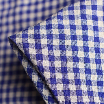 Abby Check Blueberry Washed