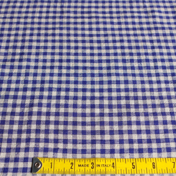 Abby Check Blueberry Washed