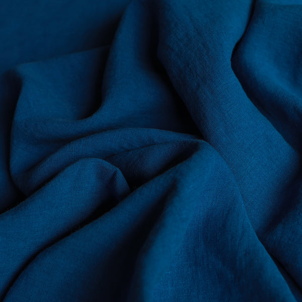 Bedford Lapis Washed Linen