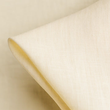 Remnant of Loren Buttercream Linen