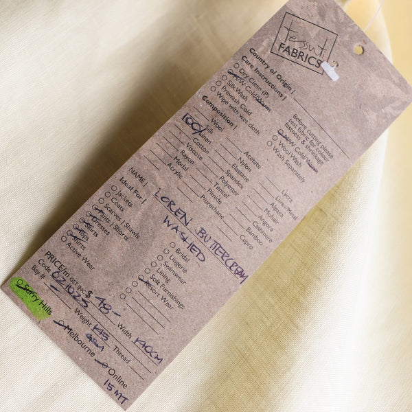 Loren Buttercream Linen