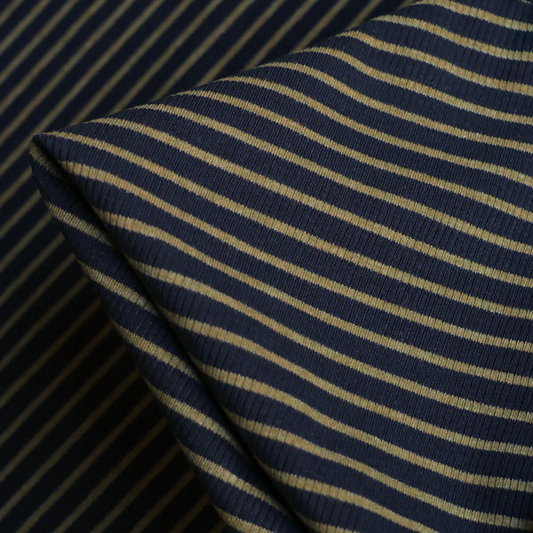 Noelle French Navy Stripe Knit