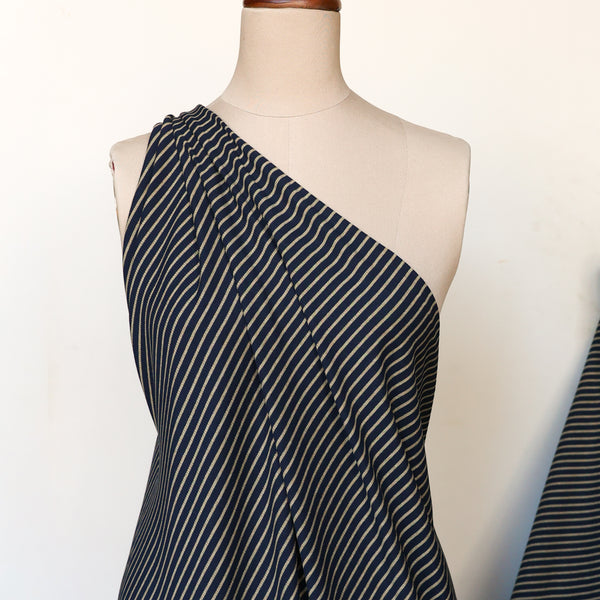 Noelle French Navy Stripe Knit