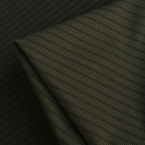 Noelle Olive Stripe Knit