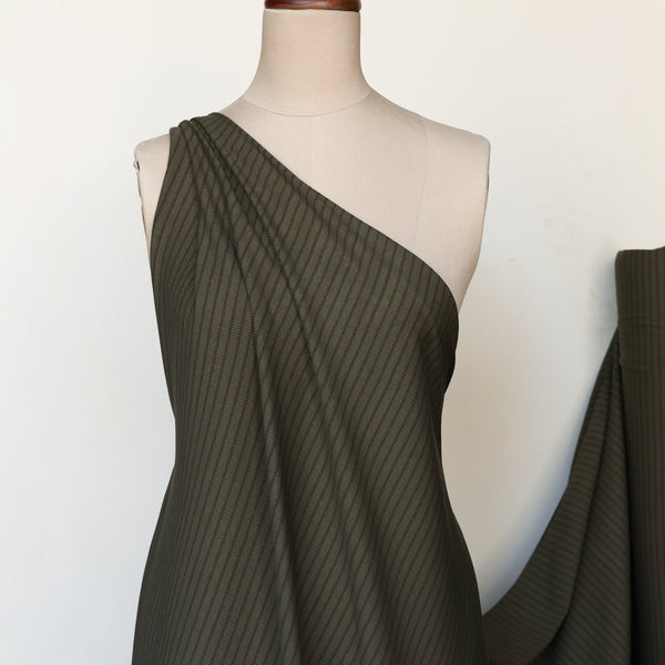 Noelle Olive Stripe Knit