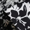 Onyx Floral Stretch Technical Polyester