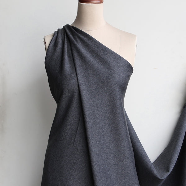 Charcoal Night Double Sided Knit