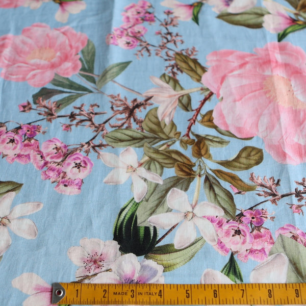 Pastel Botanica - Printed Linen